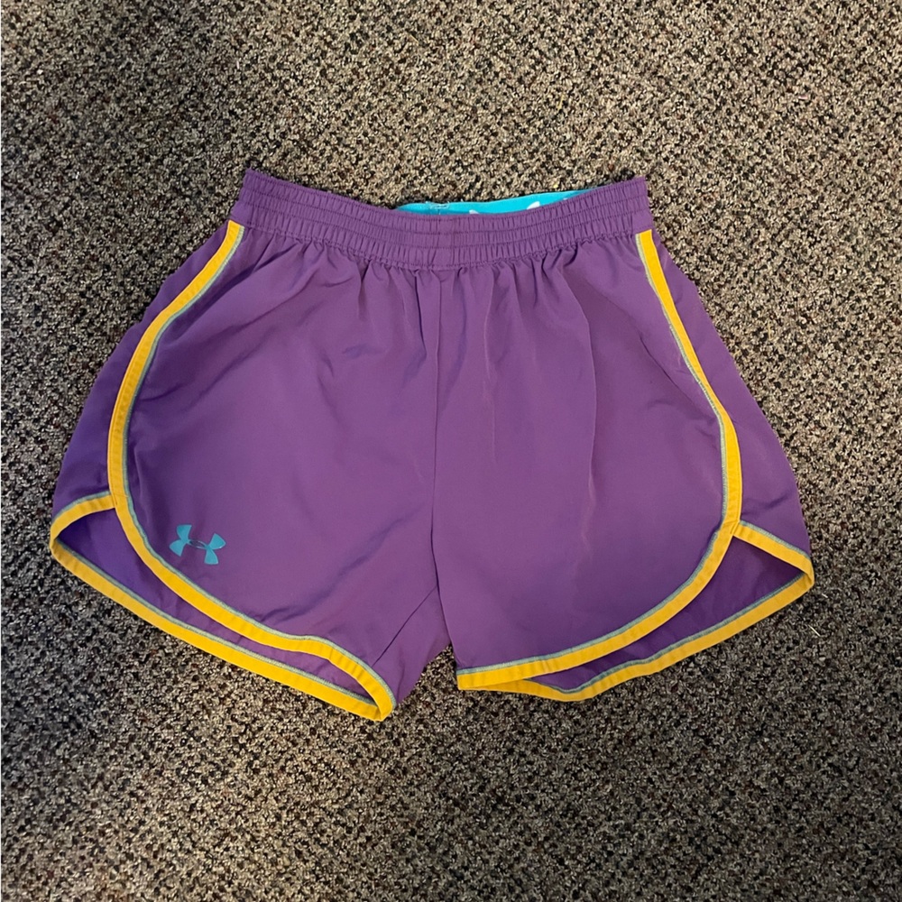 Under armour purple shorts